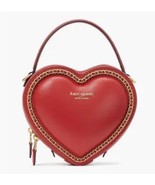 NWT 2-Pc KATE SPADE Amour 3D Heart Crossbody Bag + Coinpurs Red Lingonberry - £359.71 GBP