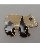 Vintage Panda Bear Metal Lapel Pin - $242.75 MXN
