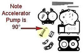 Carburetor Repair Kit for Mercruiser Mercarb Replaces1389-9562 90 Degree Pump - £43.32 GBP
