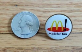 Vintage McDonald&#39;s Made For You Pin Lapel Tie Uniform - $11.99