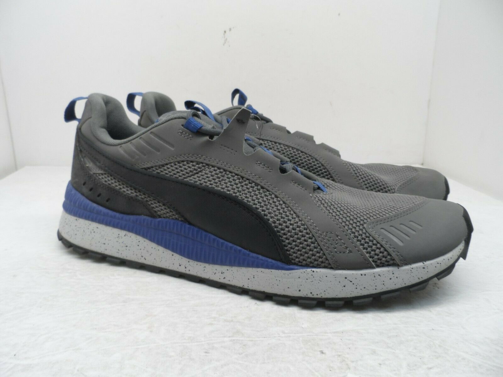 Puma Men&#39;s Pacer Next TR Speckle Athletic Shoes Gray/Blue/Black 13M - $28.49