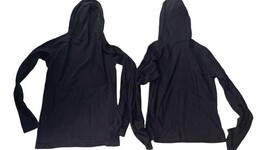 Adidas Women’s Hoodies Lot of 2 Black Pullover Graphic Size S & L image 5
