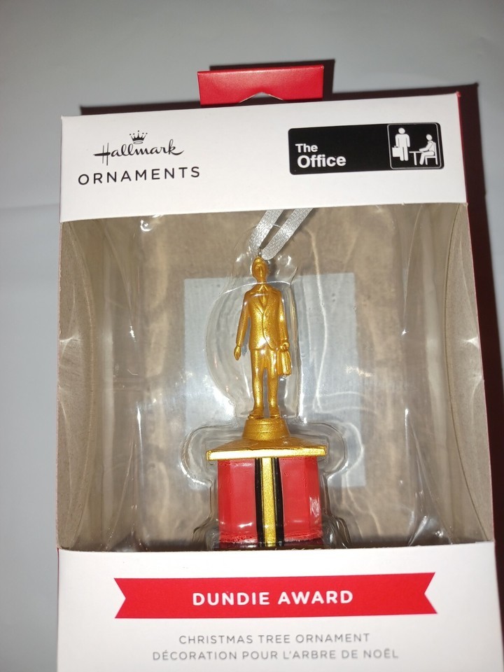The Office Dundee Award Hallmark Christmas Ornament TROPHY 2021 - $14.99