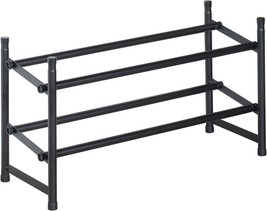 Shoe Rack, 2-Tier, Holds Up To 10 Pair, Telescoping, Stackable,, Richards - £28.76 GBP