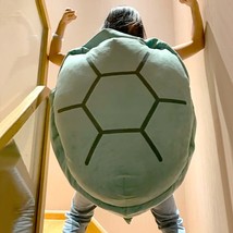 Funny Big Turtle Shell Plush Toy Adult Can Wear Sleeping Bag Stuffed Soft Pillow - £48.86 GBP