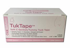 TukTape Professional Soft Silicone Scar Sheets - Shrinks and Flattens Scars - £28.76 GBP