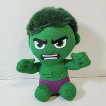 Hulk Plush Fuzzy Hair Ty Marvel Doll 7" Glitter Eyes - $10.44