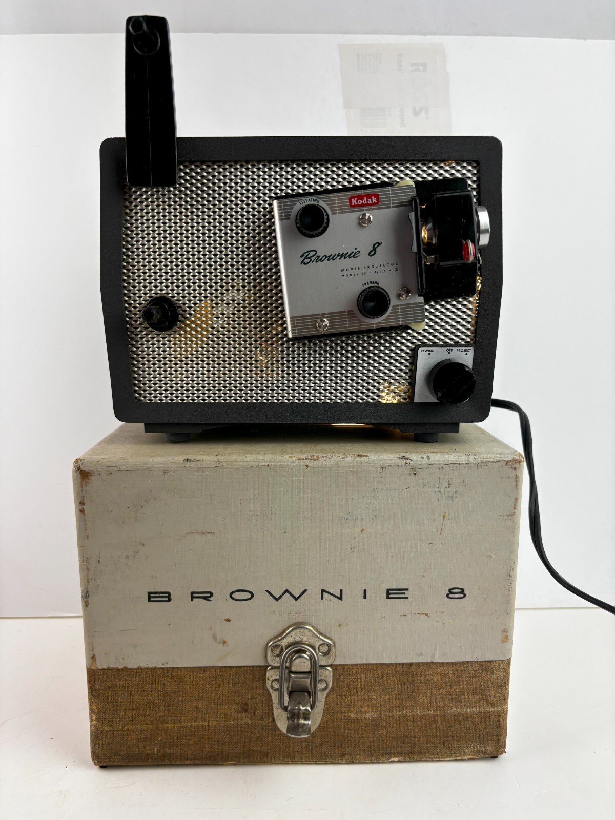 Vintage Kodak Brownie 8 Movie Projector Model A15 Original Carrying Case - $38.95