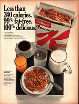 1969 Print Ad Kelloggs Special K Cereal 99 Percent Fat Free Scales Bowl c5 - $25.05