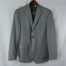 Ermenegildo Zegna 40R Light Gray Hopsack 2Btn Blazer Suit Jacket Sport Coat - £46.98 GBP