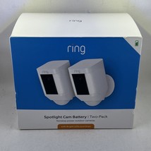 Ring Spotlight Cam Battery Wireless Security Camera 1 Pack of 2 Camera NEW - £224.85 GBP