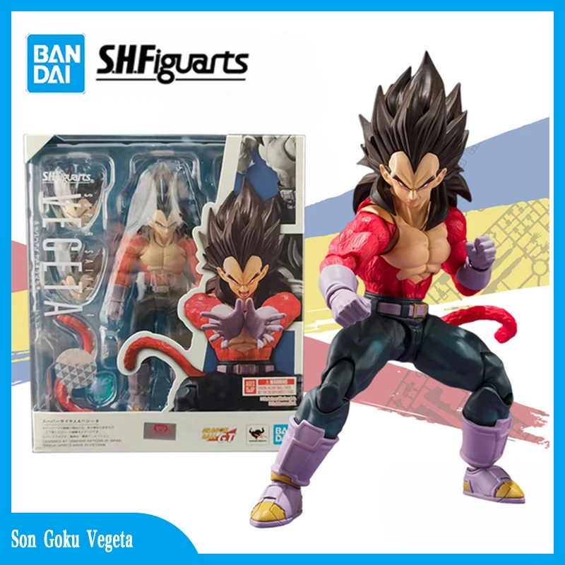Original Dragon Ball Son Goku Vegeta S.H.Figuarts Shf Anime Figure Gt Super - £91.26 GBP+