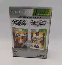 Saints Row 1 &amp; 2 - Double Pack Microsoft Xbox 360 CIB Complete Mint Discs - $18.37