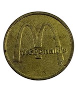 Mcdonalds Vintage Family Entertainment Token Collectible Coin No Value Gold - £10.38 GBP