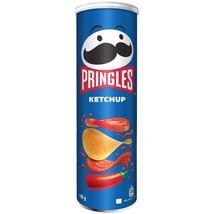 Pringles Ketchup Potato Chips - 185g - Made In Belgium-FREE SHIPPING- - £9.54 GBP