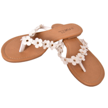 Rue 21 White Thong flat sandals Size 9 - £9.37 GBP