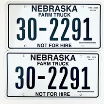  United States Nebraska Not For Hire Farm Truck License Plate 30-2291 - $17.81