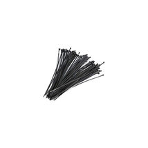 4xem 4X6ZIPTIE100BR 100PK 6IN REUSABLE CABLE TIES BLACK NYLON ZIP TIE WR... - $36.53