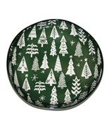 Fig &amp; Fern Decorated Christmas Trees Stars Green HEAVY DUTY 10&quot; Serving ... - $38.40 CAD