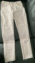 Levi’s 501 Women&#39;s Pink Skinny Jeans W 25 L 28 - £45.97 GBP