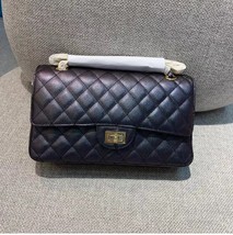 2022  Women Bag 1112  Caviar Ball Pattern 25.5  Lattice Handbag Chain Bag Leathe - £172.09 GBP