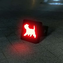 Westie - West Highland White Terrier Silhouette LED Hitch Cover - Brake ... - £55.43 GBP