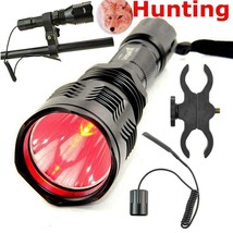 Red Green Hunting Fishing Light 6cm Deep Spotlight 18650 CREE LED Torch - £38.41 GBP