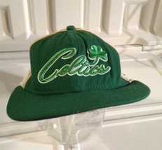 Boston Celtics Distressed NBA Trucker Cap Clover Mesh Fitted New Era 59F... - $19.95