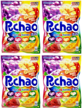 4 BAGS UHA Mikakuto Japan Puchao Puchao Chewy Candy 4 Flavor Fruit Mix 3... - £17.56 GBP