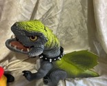 2009 Mattel Prehistoric Pets Cruncher Interactive Dinosaur Robot Talking... - $49.45