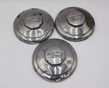 Original 1934-1939 Ford Truck Front Hubcaps 1 1/2 Ton Stainless Lot Of 3... - $144.16