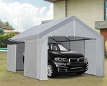 Heavy Duty Car Canopy Storage Shed, Portable Garage Party Tent With Remo... - £628.74 GBP