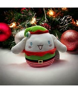 Squishmallows 8&quot; Sanrio Cinnamroll Hello Kitty Christmas Holiday Elf Plu... - £18.19 GBP