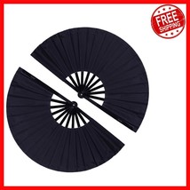 Large Retro Folding Hand Fan Set - Ideal for Summer Events &amp; Performances - $334.36 MXN