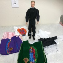 2013 Mattel Ken Doll as Father Thomas Michael Flanagan Catholic Priest - £53.24 GBP