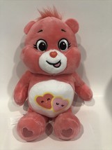 Care Bear Love A Lot Heart Bear 10 in Plush Pink Basic Fun New w/out Tags - £11.95 GBP