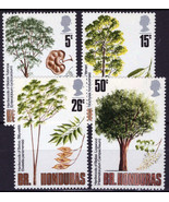 ZAYIX British Honduras 283-286 MNH Hardwood Trees Plants Nature 031023S105M - £4.16 GBP