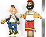 Vintage Wimpy &amp; Brutus Hand Puppets - Popeye Characters (Circa 1960&#39;s) - $37.03