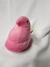 Just Born Pink Plush Peep Chick Plush Stuffed Animal 7” - £6.98 GBP