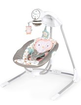 Ingenuity InLighten 5-Speed Baby Swing - Swivel Infant Seat, 5 Point Saf... - £80.68 GBP