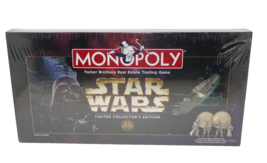 Parker Brothers 1996 Star Wars Monopoly Limited Collectors Edition SEALED - £31.06 GBP