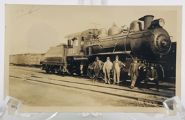 Antique 1918 Southern Pacific Lines 1181 Locomotive Train w/ Conductor Photo - £14.58 GBP