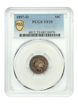 1897-O 10C PCGS VF25 - $407.40