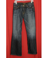 David Kahn Lauren BOOT CUT STRETCH DARK BLUE DENIM JEAN PANTS WOMEN&#39;S 6 ... - $14.68