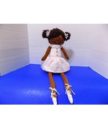 NEW Spring African American Ballerina Girl Rag Doll Toys Home Decor Easter - £21.99 GBP