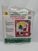 Vintage Sun Hill Christmas Tree Removal Bag And Tree Skirt - £26.32 GBP