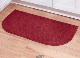 Berber 18&quot;x 36&quot; Wedge Rug Red - £13.62 GBP