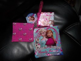 Disney Frozen 3pc All Zip Shut Snow Princess Elsa Anna Ice Queen Bags NEW - £11.07 GBP
