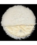 Vintage Chanel Lg 4.5&quot; Powder Puff Silk With Pocket With CC Logo Free Sh... - $317.42 MXN
