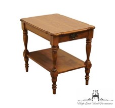 ETHAN ALLEN Heirloom Nutmeg Maple Colonial Early American 18&quot; Accent End Tabl... - £479.60 GBP